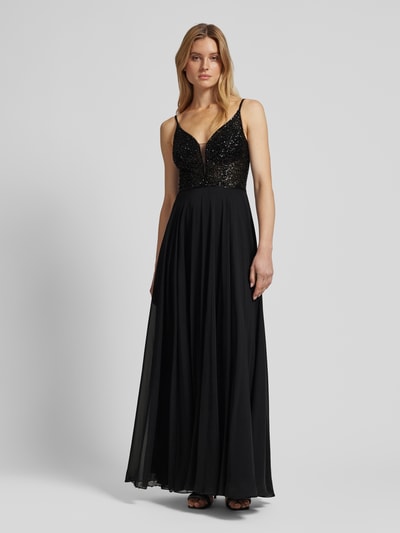 Hey Kyla Abendkleid mit Paillettenbesatz Black 4