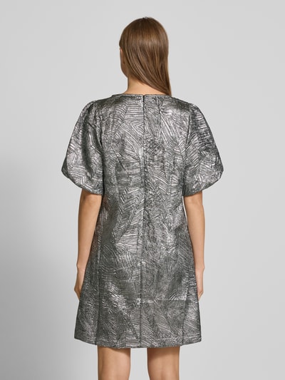 b.young Minikleid mit Zierschleifen Modell 'Detona' Metallic Black 5
