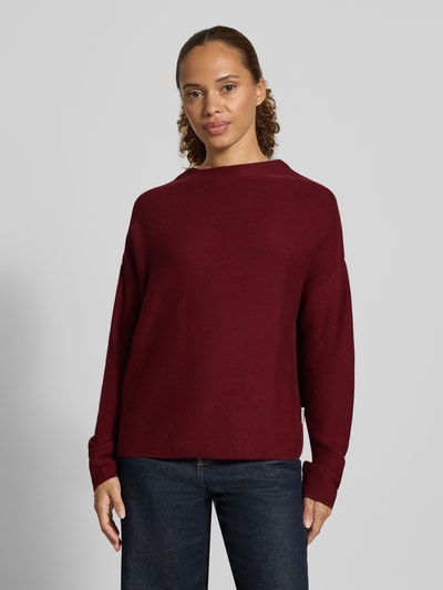 ARMEDANGELS Loose Fit Pullover aus reiner Baumwolle Modell 'MERINAA' Bordeaux 4
