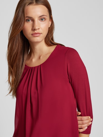 More & More Blouseshirt met ronde hals Rood - 3