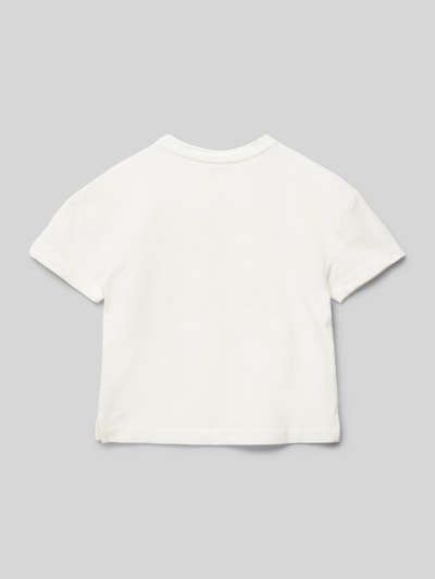 s.Oliver RED LABEL T-shirt met ronde hals Offwhite - 3