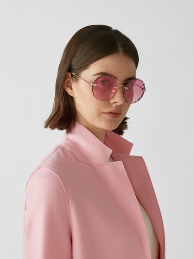 Chloé Sonnenbrille mit feinen Bügeln Gold 1