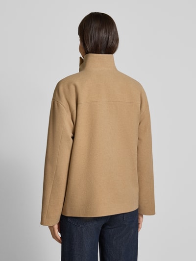 Armedangels Loose Fit Kurzmantel aus Wolle Modell 'MAJELAA WOOL' Camel 5