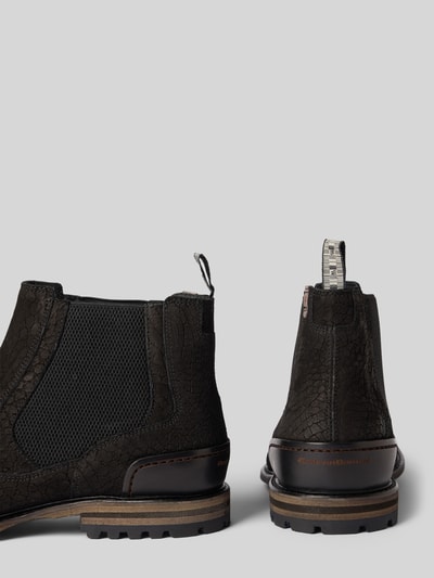 Floris Van Bommel Chelsea Boots mit Zugschlaufe Modell 'Crepi' Dunkelbraun 2