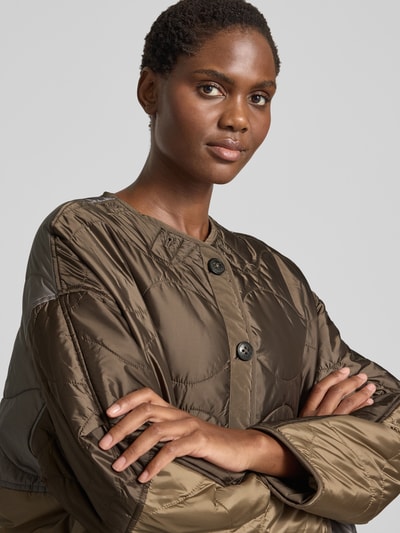 Blonde No. 8 Aan twee kanten draagbaar gewatteerd jack met steekzakken Taupe - 3