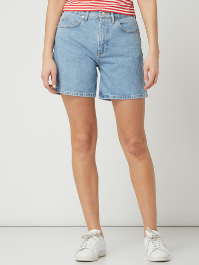 Lacoste Jeansshorts mit Logo-Aufnäher Jeansblau 4