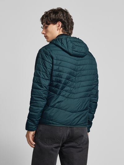 Jack & Jones Steppjacke mit Kapuze Modell 'ESTATE' Petrol 5