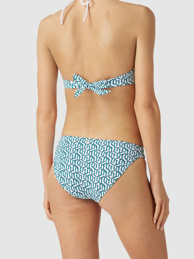 TOMMY HILFIGER Bikinibroekje met all-over logo Groen - 4