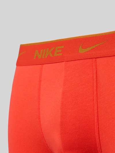 Nike Dry-fit boxershort met elastische band met logo in een set van 3 stuks Koraal - 2