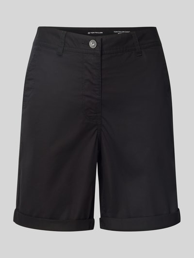Tom Tailor Regular Fit Bermudas aus Baumwoll-Mix Black 2