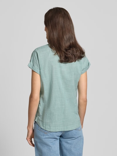 Tom Tailor Loose Fit Bluse aus reiner Baumwolle Mint 5
