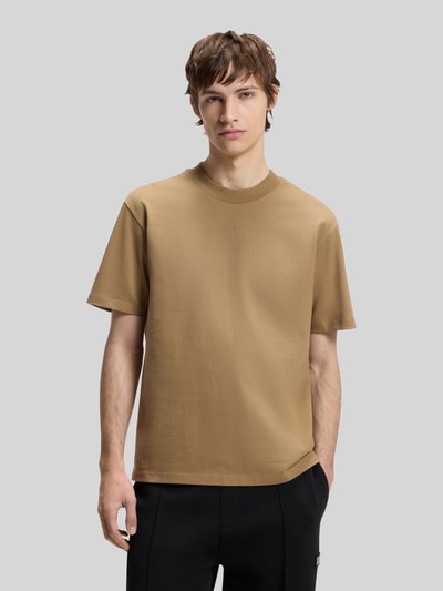 HUGO Regular Fit T-Shirt aus reiner Baumwolle Modell 'DAPOLINO' Sand 4