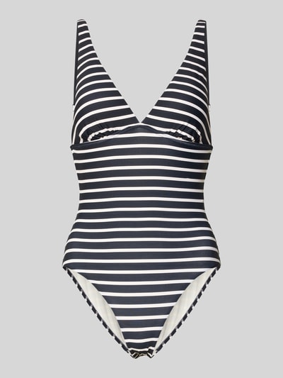 Marc O'Polo Badpak met all-over motief Donkerblauw - 1