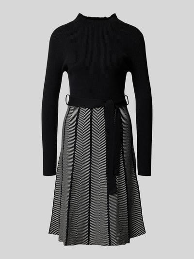 Apricot Midi-jurk van viscosemix Zwart - 2