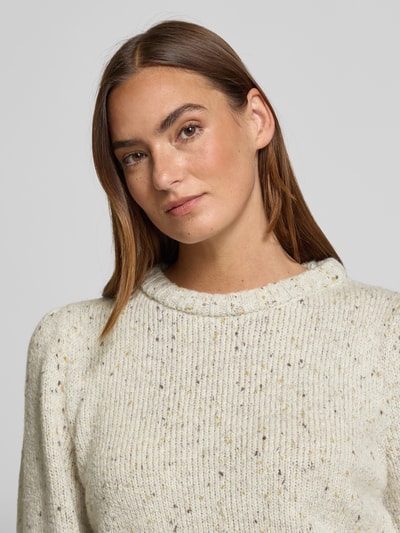 s.Oliver RED LABEL Regular Fit Strickpullover mit Baumwoll-Anteil Offwhite 3