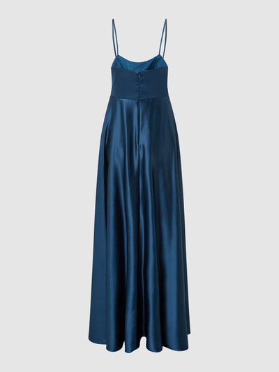 Laona Abendkleid aus Satin  Petrol 4