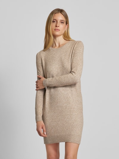 Vero Moda Strickkleid mit langem Arm Modell 'DOFFY' Sand 4