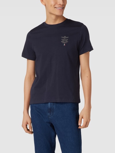 Aeronautica Militare T-shirt z wyhaftowanym motywem Granatowy 4