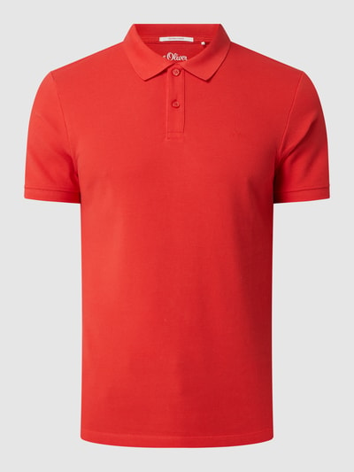 s.Oliver RED LABEL Poloshirt aus Piqué Rot 2