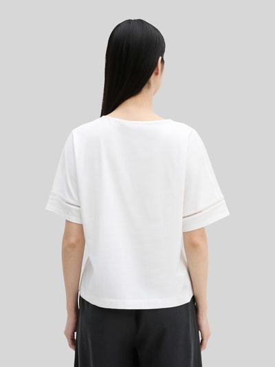 Marc O'Polo Relaxed Fit T-Shirts aus Baumwoll-Mix Weiss 5