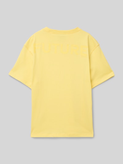 Garcia T-shirt met labeldetail Geel - 3