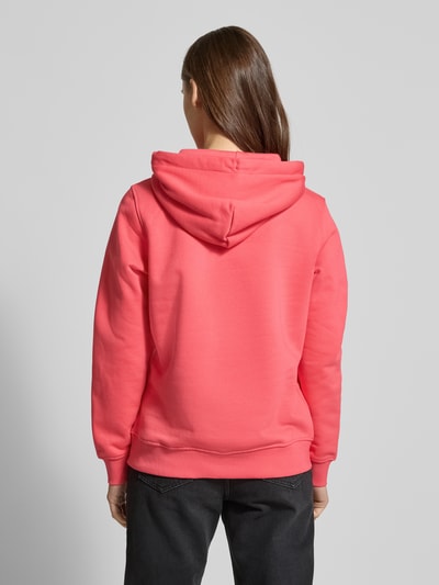 Tommy Jeans Hoodie mit Label-Stitching Hellrot 5