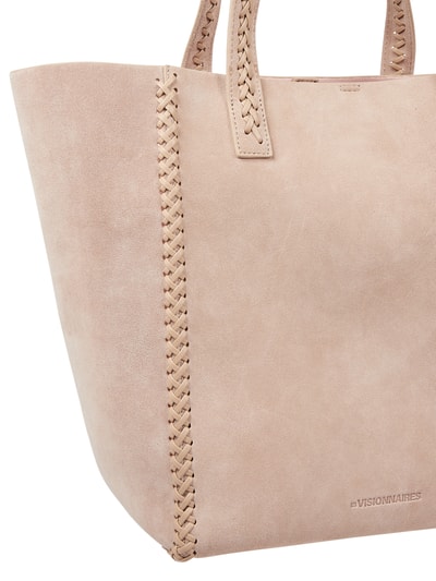 Les Visionnaires Shopper aus Leder Modell 'Maria' Beige 4