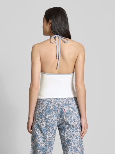 Levi's® Top z wiązaniem na szyi Biały 5