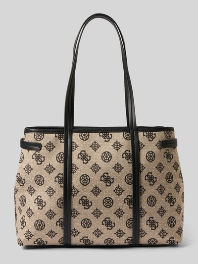 Guess Handtasche mit Label-Applikation Modell 'BEYZA GIRLFRIEND TOTE' Black 4