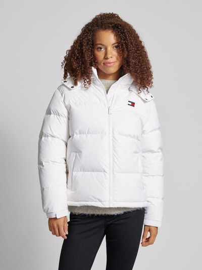 Tommy Jeans Steppjacke mit Label-Stitching Modell 'ALASKA' Weiss 4