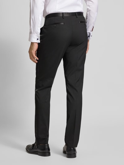 MCNEAL Spodnie do garnituru o kroju slim fit z kieszeniami z tyłu Czarny 5