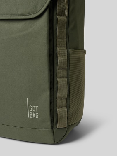 Gotbag Rucksack mit Label-Print Modell 'Pro Pack' Oliv 3