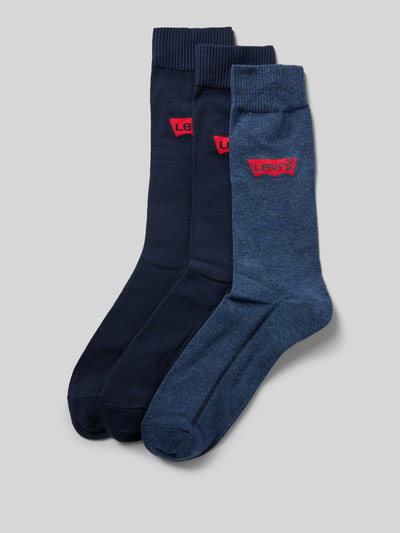 Levi's® Socken mit Label-Details im 3er-Pack Blau 1