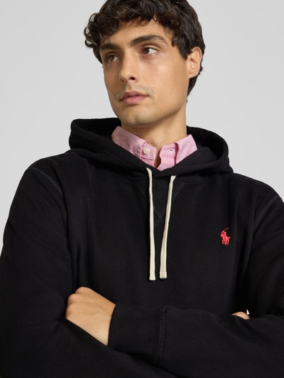 Polo Ralph Lauren Regular fit hoodie met logostitching Zwart - 3