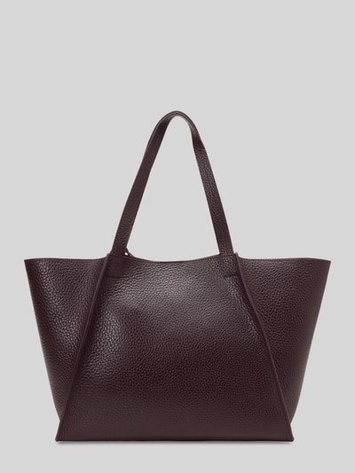 Marc O'Polo Torba shopper ze skóry bydlęcej nappa z przywieszką z logo Średniobrązowy 4