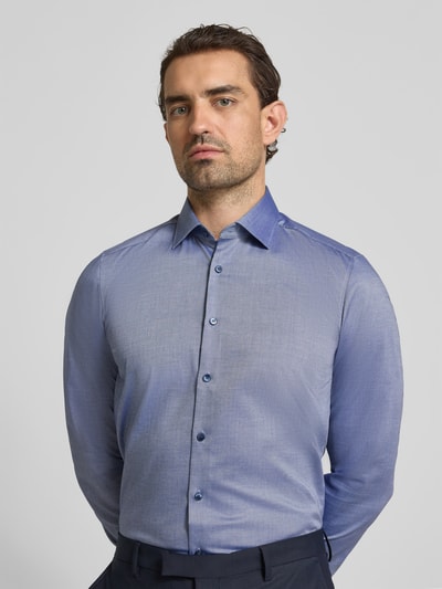 OLYMP Level Five Slim fit zakelijk overhemd met extra lange mouwen Marineblauw - 3