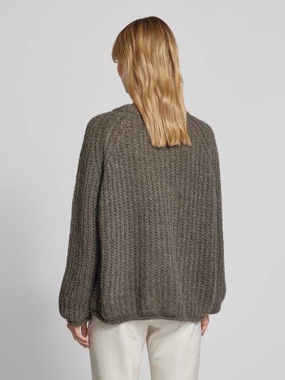 Smith and Soul Strickpullover mit gerippten Abschlüssen Taupe 5