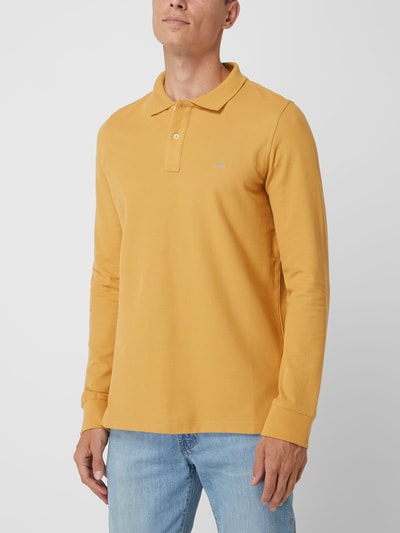 Fynch-Hatton Poloshirt aus Supima®-Baumwolle Senfgelb 4