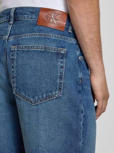 Calvin Klein Jeans Relaxed Fit Bermudas aus reiner Baumwolle Modell 'GREENWOOD' Dunkelblau 3