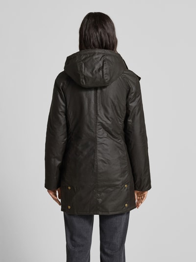 Barbour Kurtka woskowana o kroju regular fit z kieszeniami z patką model ‘BOWER WAX’ Oliwkowy 5