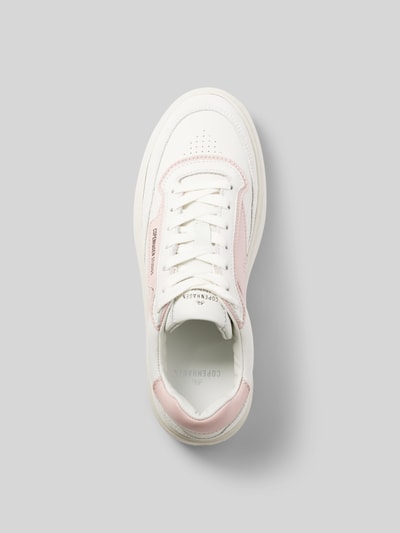 Copenhagen Sneaker aus echtem Leder Weiss 3