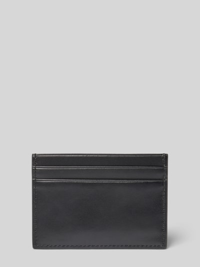 Tiger Of Sweden Kartenetui aus Leder mit Label-Prägung Modell 'WAKE' Black 2