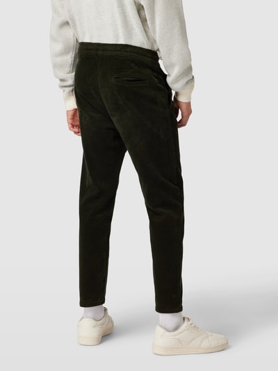 Only & Sons Tapered Cropped Hose aus Cord Modell 'LINUS' Oliv 5