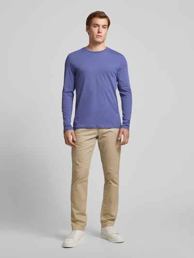 Christian Berg Men Longsleeve met ronde hals Rookblauw - 1