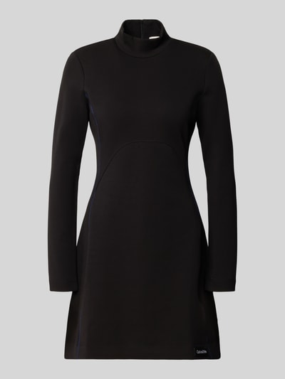 Calvin Klein Jeans Minikleid mit Stehkragen Black 2