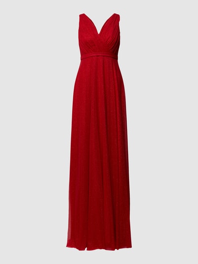 TROYDEN COLLECTION Abendkleid mit Taillenpasse Rot 2