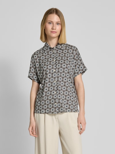 Marc O'Polo Regular Fit Hemdbluse aus feinem Single Jersey Marine 4
