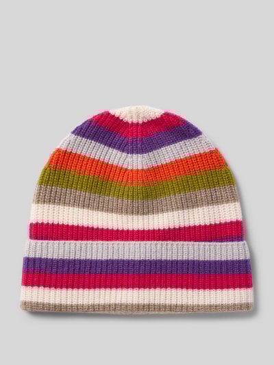 Christian Berg Woman Beanie van puur kasjmier Fuchsia - 1