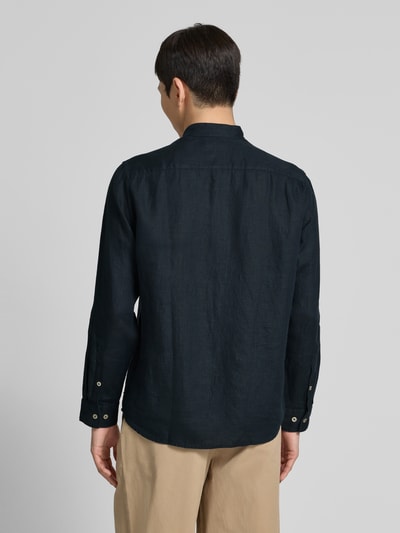Marc O'Polo Regular Fit Freizeithemd aus reinem Leinen Dunkelblau 5
