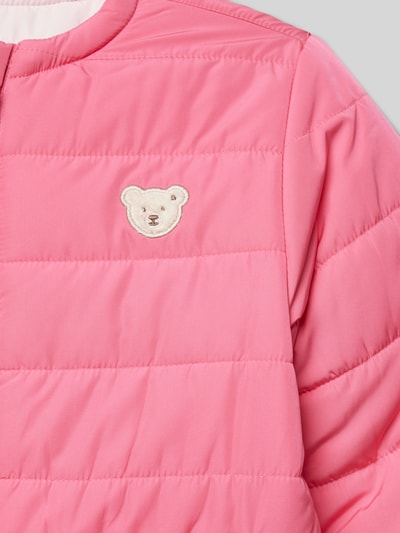 Steiff Steppjacke mit Label-Detail Pink 2